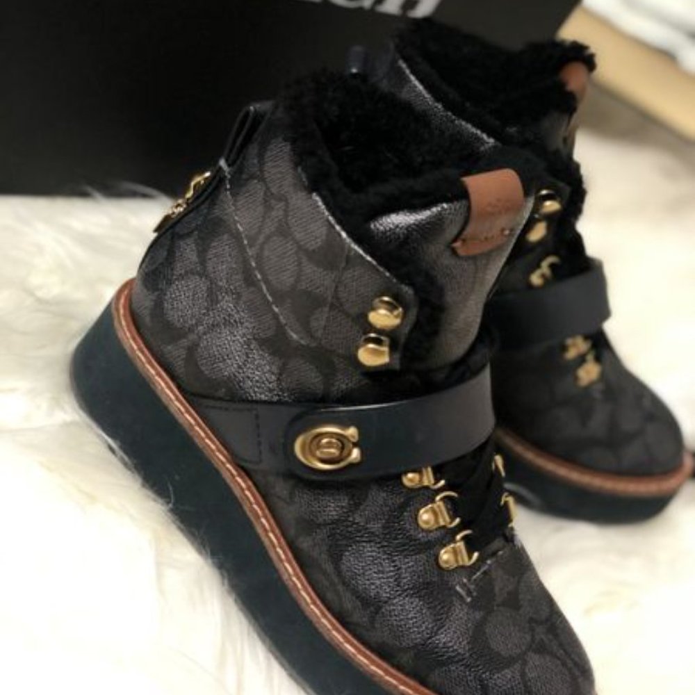 Coach Urban Hiker Suede Boots